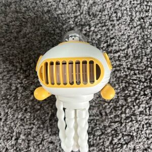 Yellow and White Submarine stroller fan to attach